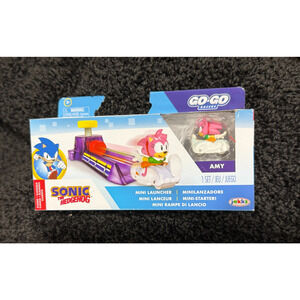 Sonic The Hedgehog Go Go Racers Classic Sonic Mini Launch Sonic Racer Amy NEW